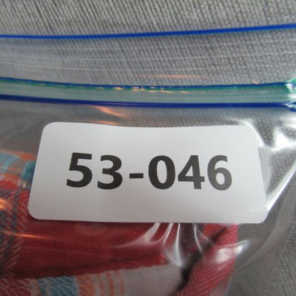 Hollister Shirt Womens Medium Red Cream Plaid Flannel Cabincore Cowgirl Western - Picture 7 of 7